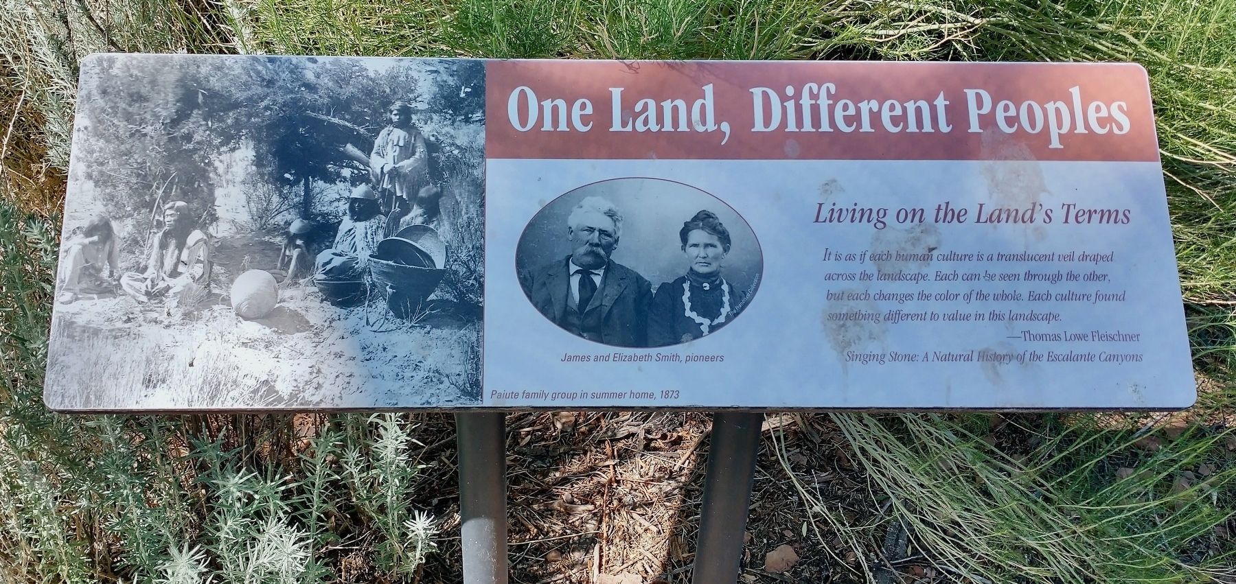 One Land, Different Peoples Marker image. Click for full size.