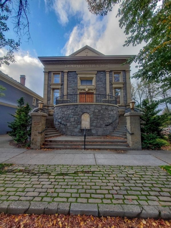 St. Patrick�s Roman Catholic Church and Rectory Marker image. Click for full size.