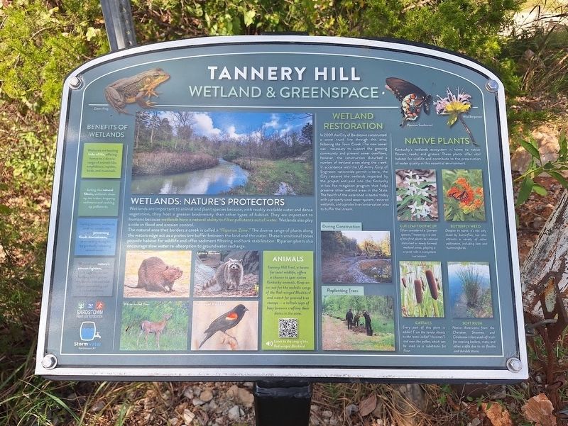 Tannery Hill Marker. Click for full size. Tannery Hill Marker image. Click for full size.