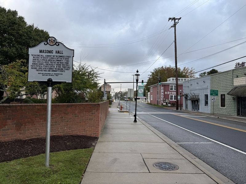 Masonic Hall Marker image. Click for full size.