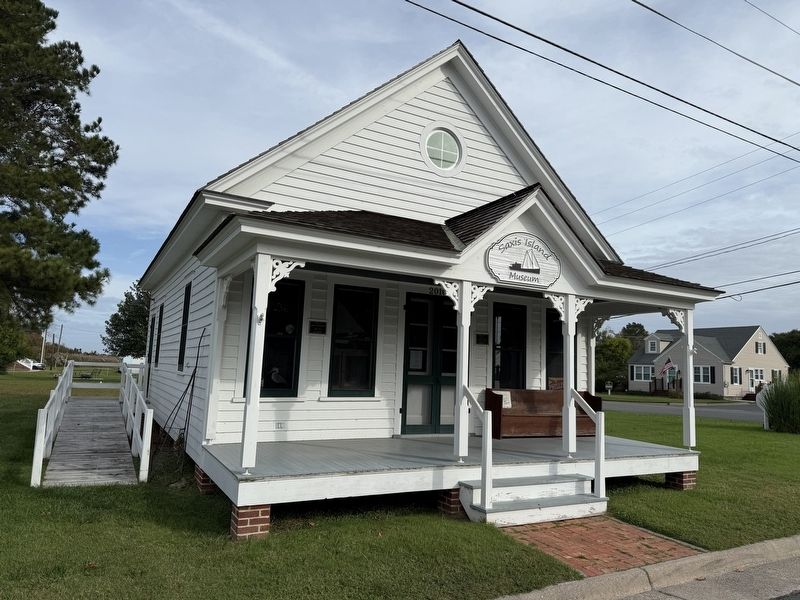 The Severn J. Crockett General, now serving as the Saxis Island Museum. Click for full size. The Severn J. Crockett General, now serving as the Saxis Island Museum image. Click for full size.