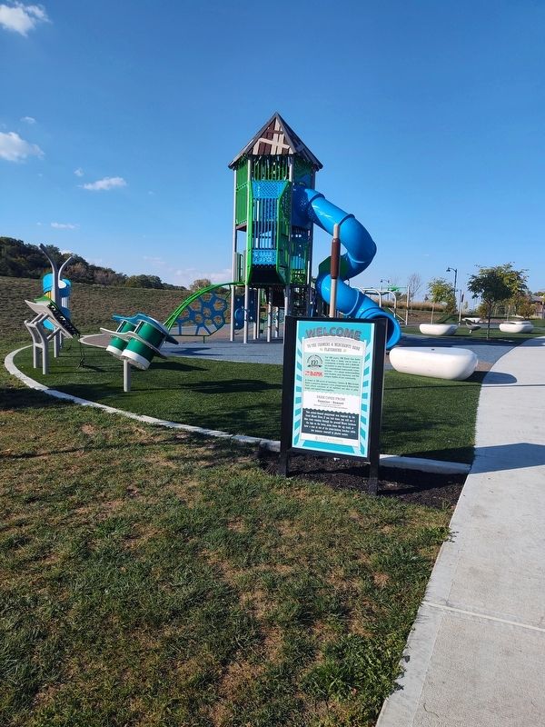 Welcome To The Farmers & Merchants Bank Playground Marker image. Click for full size.