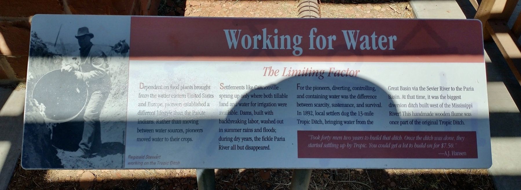 Working for Water Marker. Click for full size. Working for Water Marker image. Click for full size.