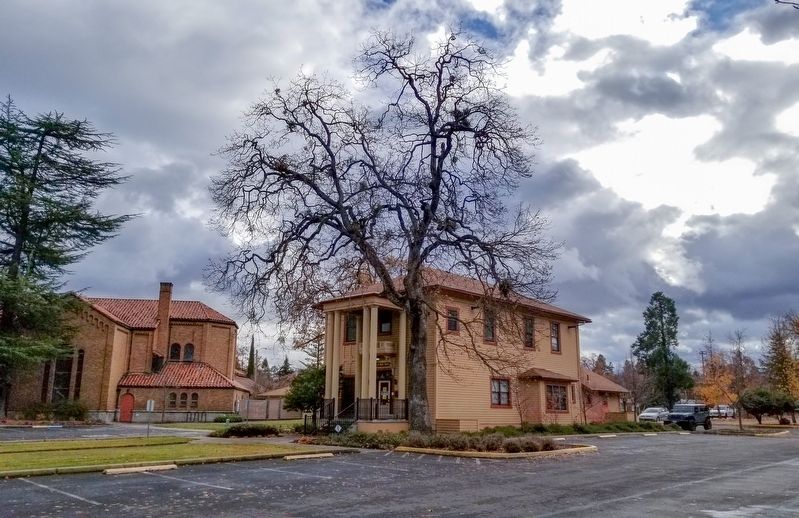 First Public School Building in Medford. Click for full size. First Public School Building in Medford image. Click for full size.
