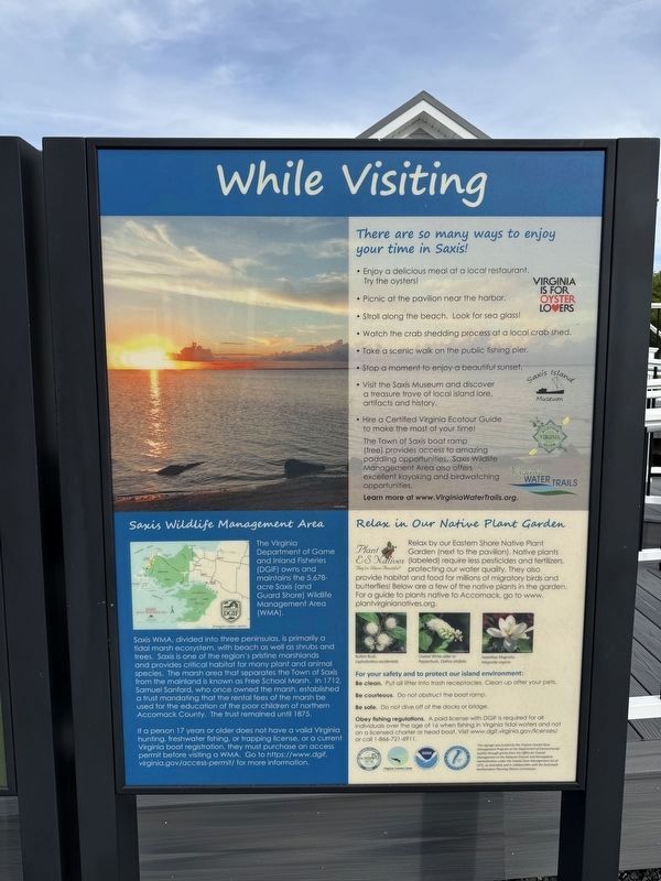 While Visiting Marker. Click for full size. While Visiting Marker image. Click for full size.