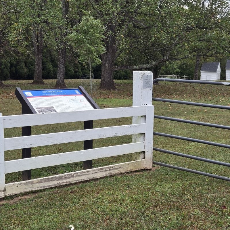 Mulberry Hill Marker. Click for full size. Mulberry Hill Marker image. Click for full size.