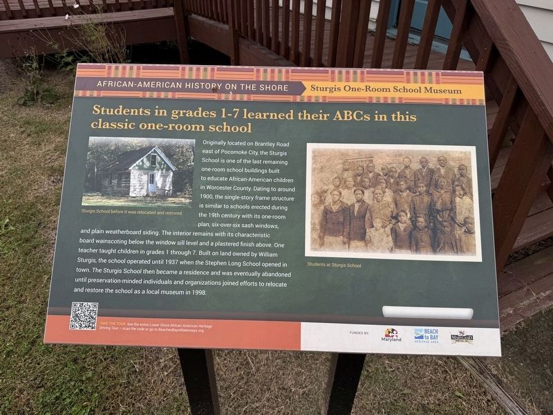Sturgis One-Room School Museum Marker. Click for full size. Sturgis One-Room School Museum Marker image. Click for full size.