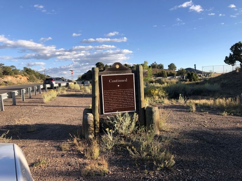 Seton Village Marker. Click for full size. Seton Village Marker image. Click for full size.
