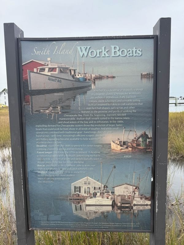 Smith Island Work Boats Marker. Click for full size. Smith Island Work Boats Marker image. Click for full size.