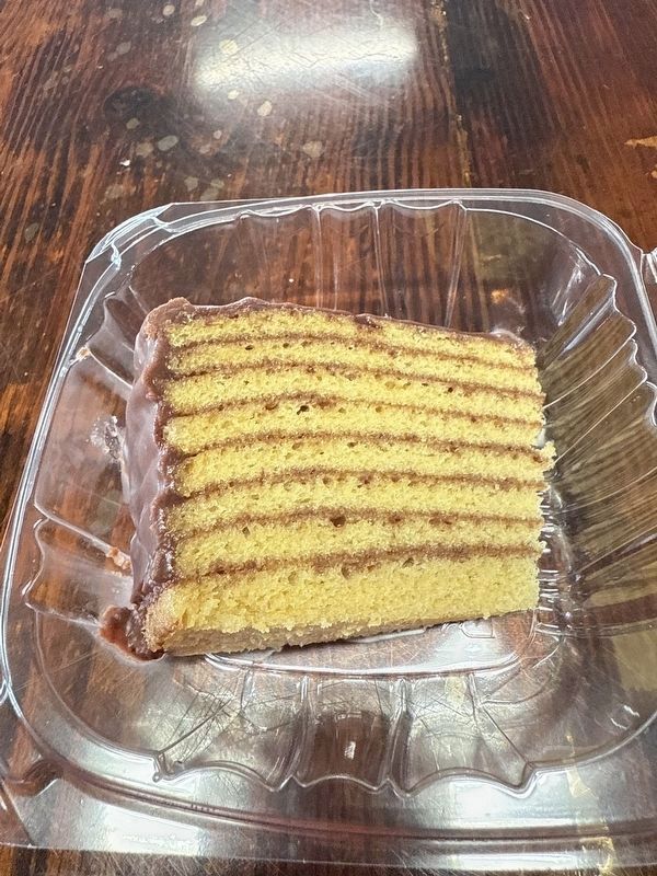 A slice of Smith Island cake image. Click for full size.