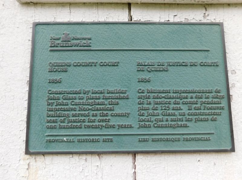 Queen's County Courthouse Marker image. Click for full size.