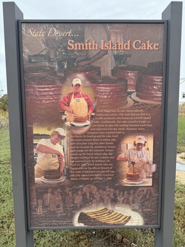 State Dessert� Smith Island Cake Marker image. Click for full size.
