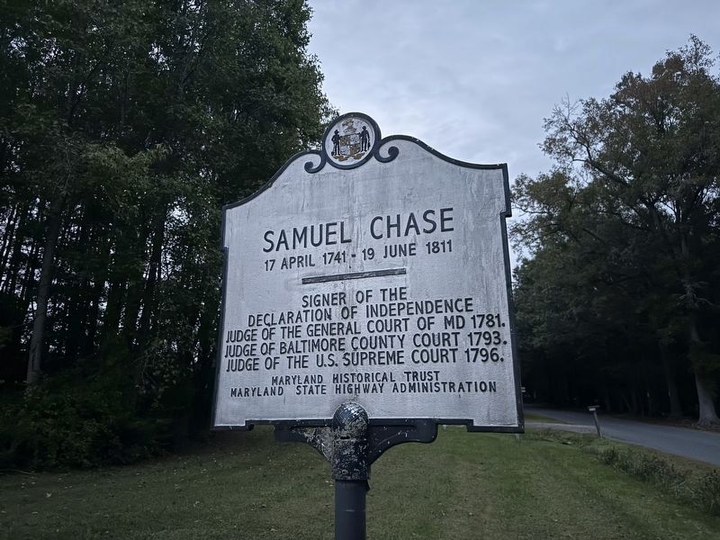 Samuel Chase Marker image. Click for full size.
