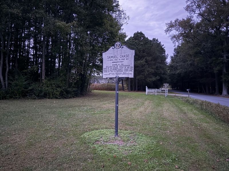 Samuel Chase Marker image. Click for full size.
