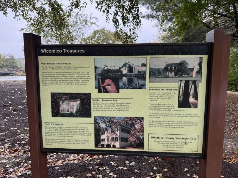 Wicomico Treasures Marker. Click for full size. Wicomico Treasures Marker image. Click for full size.
