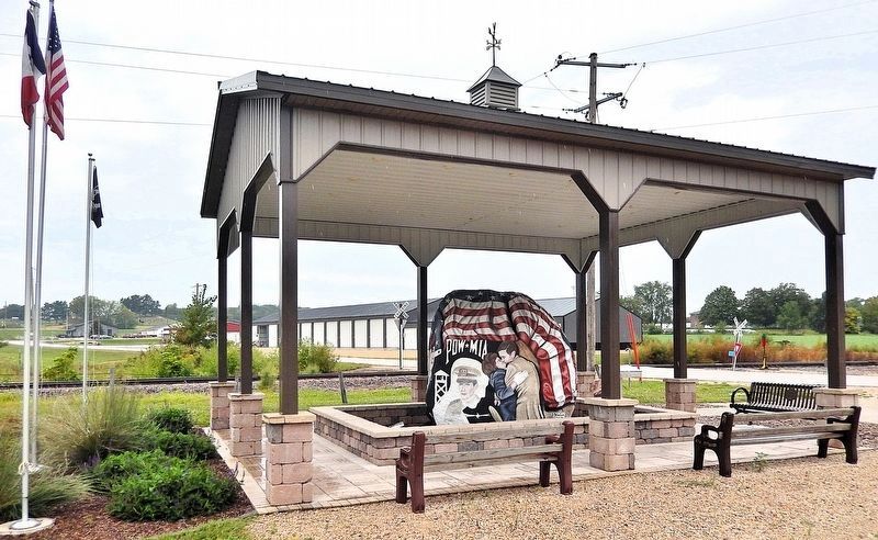 Central City Freedom Rock & Shelter (<i>east side</i>). Click for full size. Central City Freedom Rock & Shelter (<i>east side</i>) image. Click for full size.