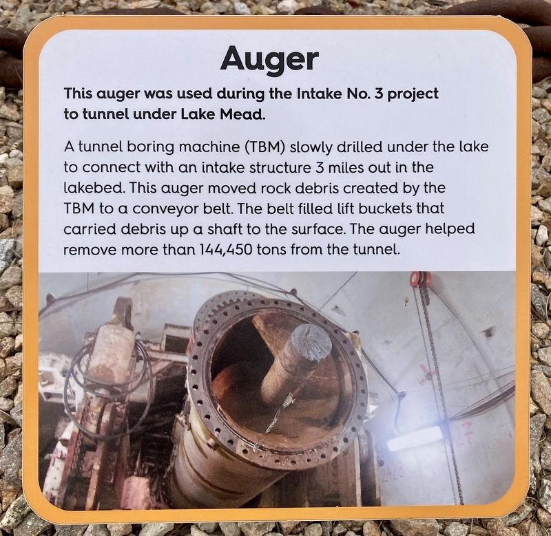 Intake No. 3 Project Marker. Click for full size. Intake No. 3 Project Marker image. Click for full size.