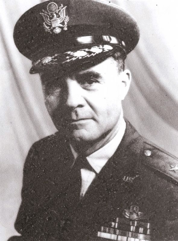 Marker detail: Paul Warfield Tibbets Jr.. Click for full size. Marker detail: Paul Warfield Tibbets Jr. image. Click for full size.