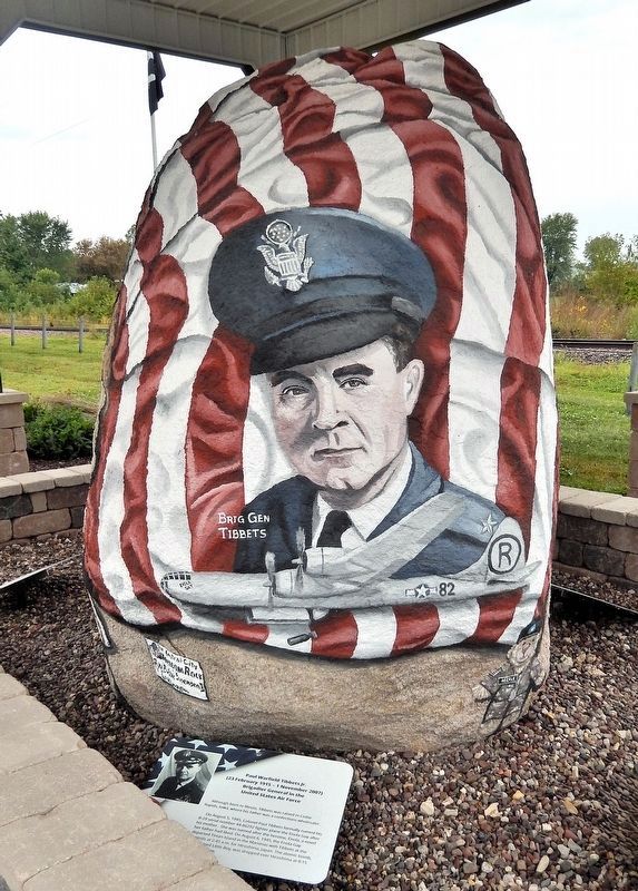 Paul Warfield Tibbets Jr. Marker. Click for full size. Paul Warfield Tibbets Jr. Marker image. Click for full size.