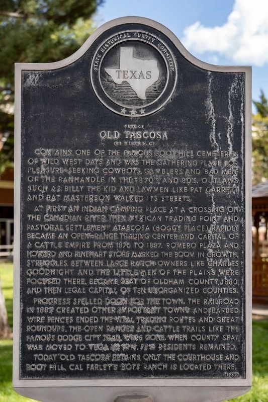 Site of Old Tascosa Marker image. Click for full size.