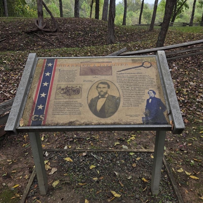 Guarding a Lifeline Marker. Click for full size. Guarding a Lifeline Marker image. Click for full size.