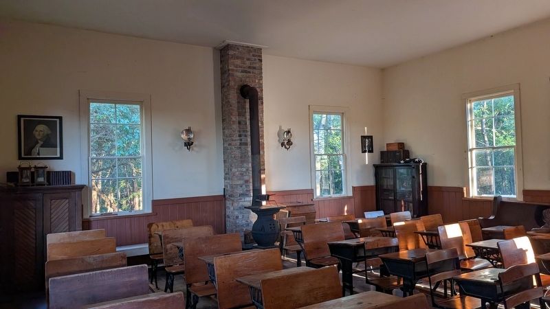 Interior of the Schoolhouse. Click for full size. Interior of the Schoolhouse image. Click for full size.