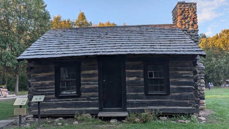 Log House Marker in context. Click for full size. Log House Marker in context image. Click for full size.