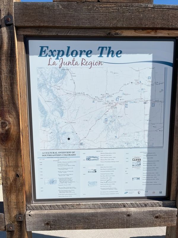 Explore the La Junta Region Marker. Click for full size. Explore the La Junta Region Marker image. Click for full size.