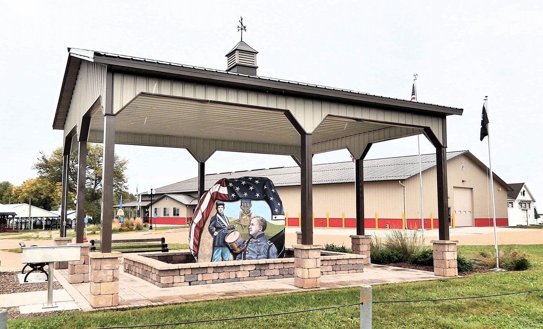 Linn County Freedom Rock & Shelter (<i>west side</i>). Click for full size. Linn County Freedom Rock & Shelter (<i>west side</i>) image. Click for full size.