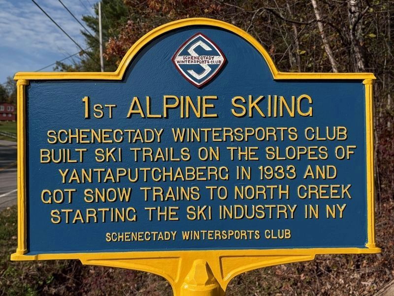1st Alpine Skiing Marker image. Click for full size.