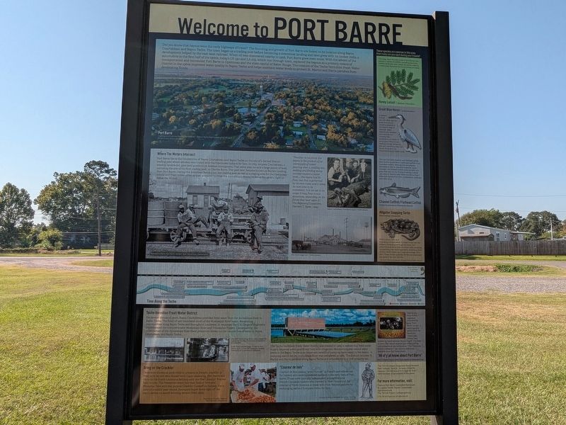 Welcome to Port Barre Marker image. Click for full size.
