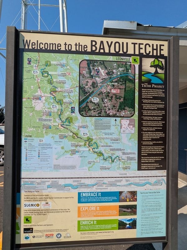 Welcome to Leonville Marker image. Click for full size.