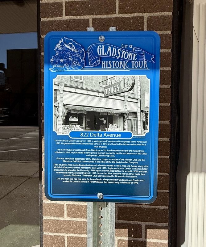 822 Delta Avenue Marker image. Click for full size.