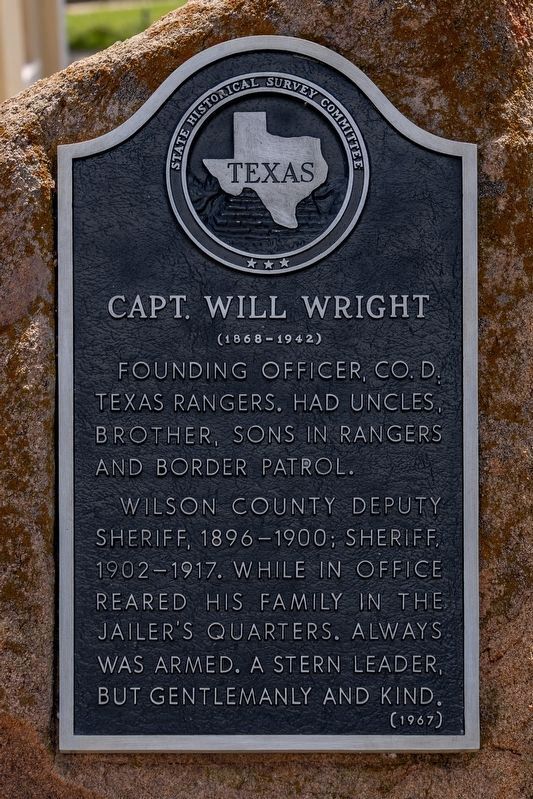 Capt. Will Wright Marker image. Click for full size.