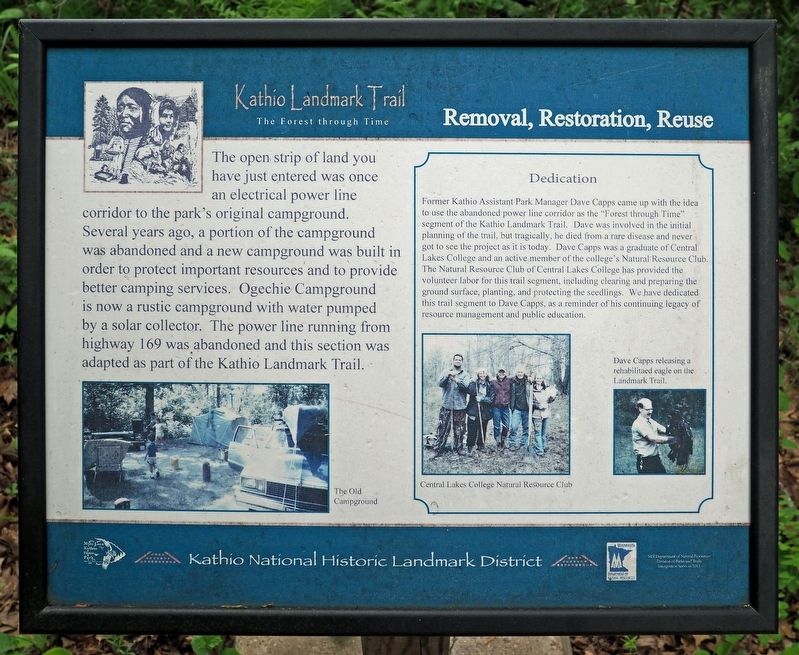 Removal, Restoration, Reuse Marker image. Click for full size.