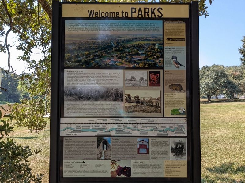 Welcome to Parks Marker image. Click for full size.