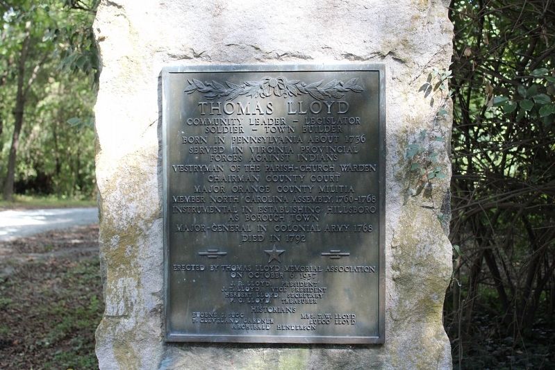 Thomas Lloyd Marker. Click for full size. Thomas Lloyd Marker image. Click for full size.