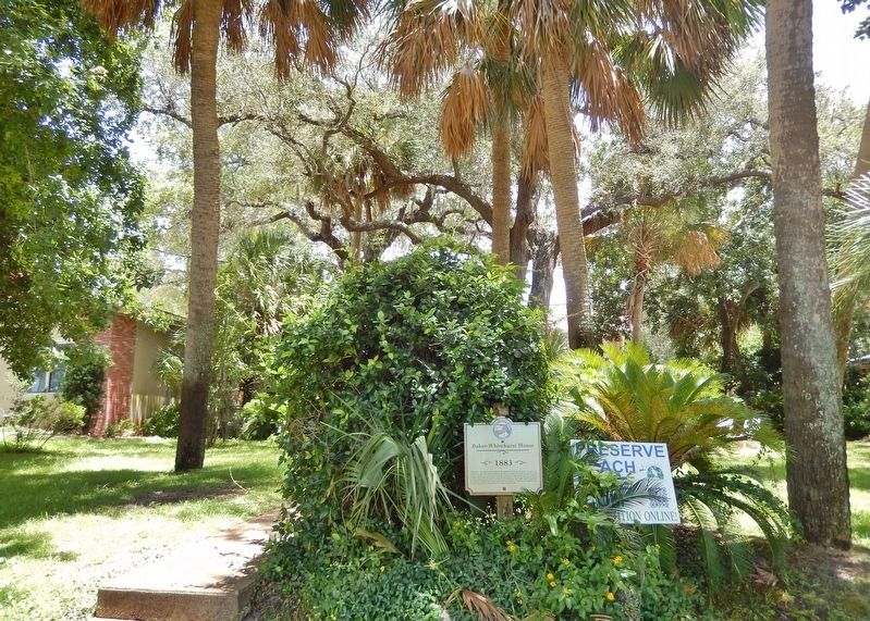 Baker-Whitehurst House Marker image. Click for full size.