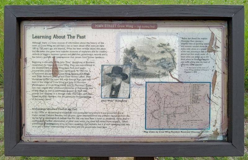 Learning About The Past Marker image. Click for full size.