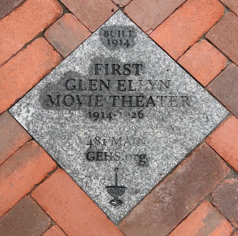 First Glen Ellyn Movie Theater Marker image. Click for full size.