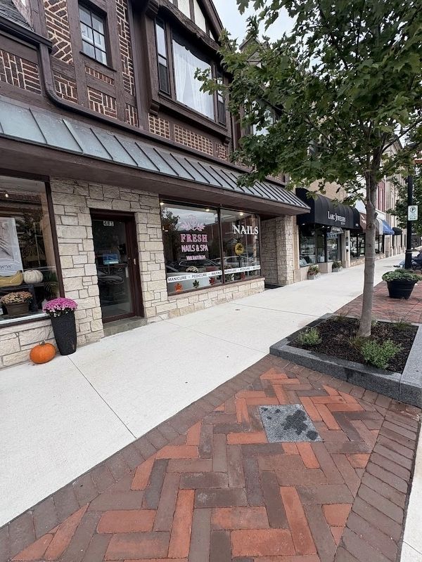 First Glen Ellyn Movie Theater Marker at 481 N. Main image. Click for full size.