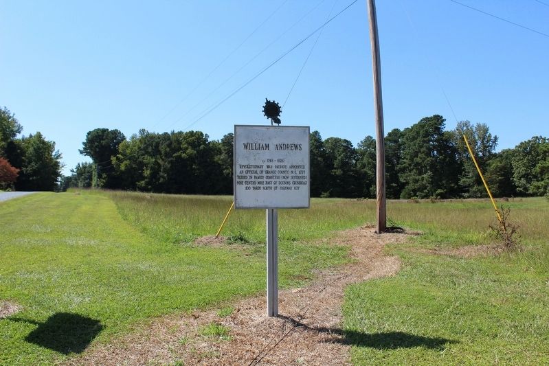 William Andrews Marker. Click for full size. William Andrews Marker image. Click for full size.