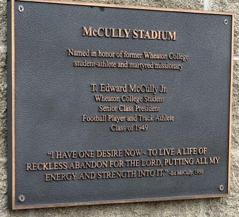 McCully Stadium Marker. Click for full size. McCully Stadium Marker image. Click for full size.