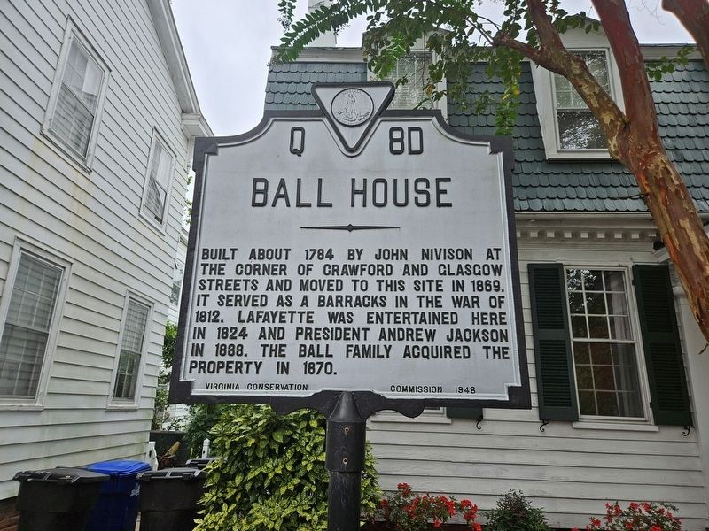 Ball House Marker image. Click for full size.