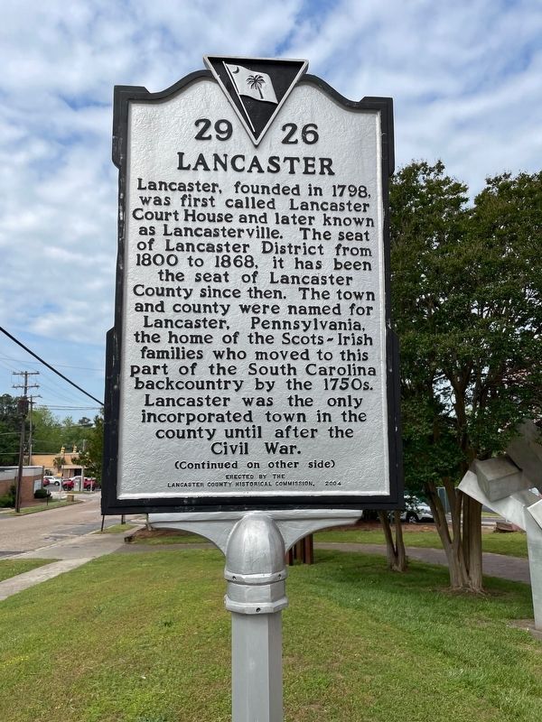 Lancaster Marker image. Click for full size.