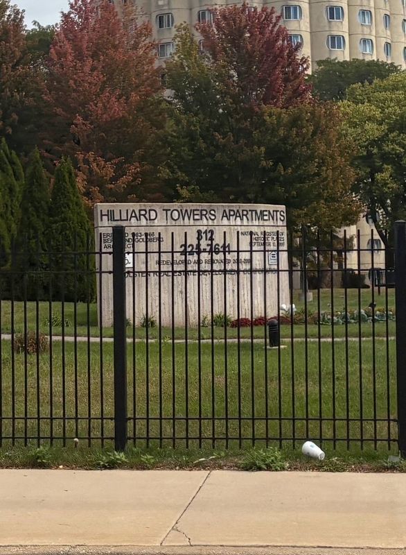 Hilliard Towers Apartments Marker image. Click for full size.