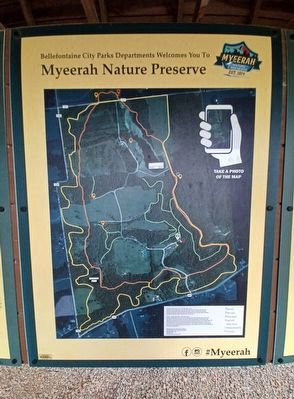 Myeerah Nature Preserve Marker middle panel. Click for full size. Myeerah Nature Preserve Marker middle panel image. Click for full size.