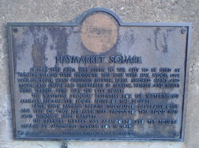 Haymarket Square Marker. Click for full size. Haymarket Square Marker image. Click for full size.