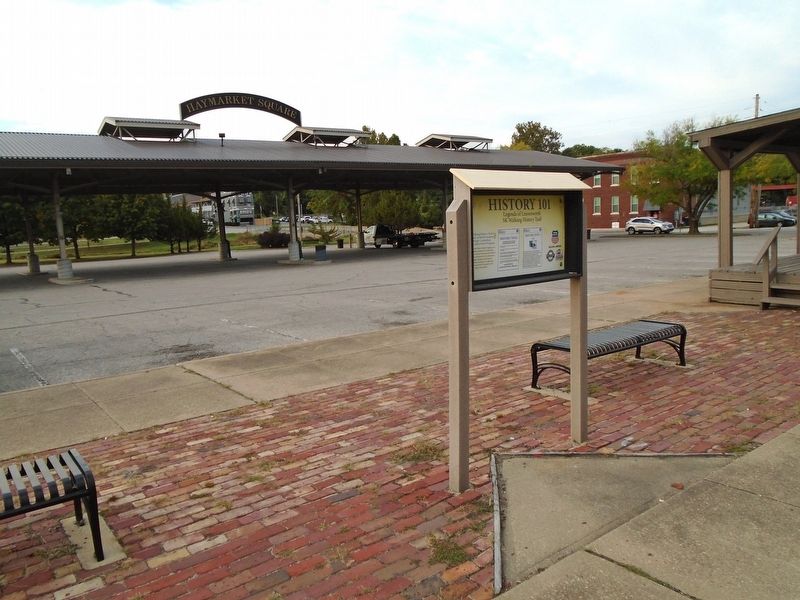 1744 Marker and History 101 Walking Trail Start Kiosk image. Click for full size.