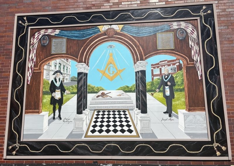 Famous Masons Marker. Click for full size. Famous Masons Marker image. Click for full size.
